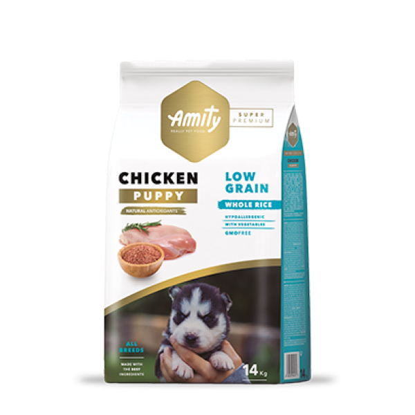AMITY Low Grain Dog Puppy Chicken 14kg