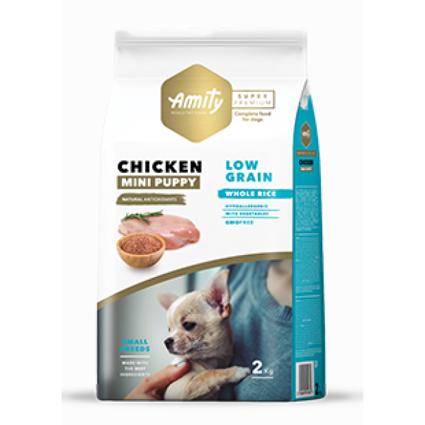AMITY Low Grain Mini Puppy Chicken 7kg