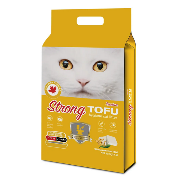 KP STRONG Cat Litter Tofu Lemon 6lt