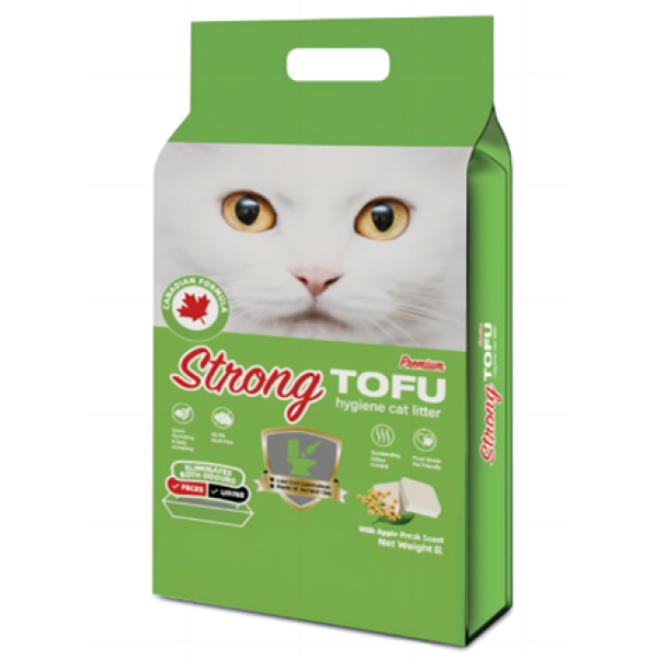 KP STRONG Cat Litter Tofu Apple 6lt