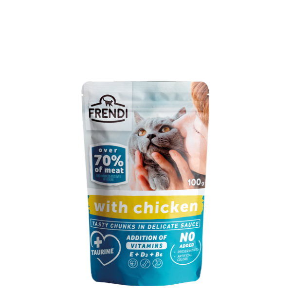 FRENDI Cat Pouch Chicken 100gr