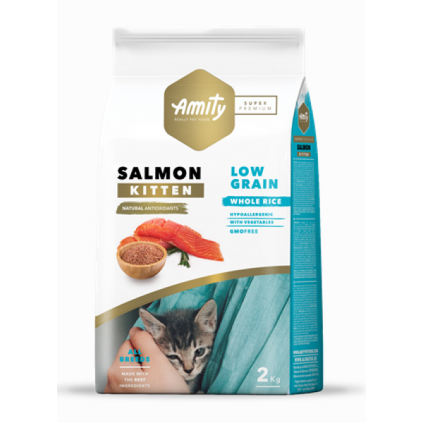AMITY Low Grain Kitten Salmon 2kg