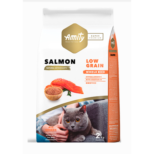 AMITY Low Grain Cat Salmon 2kg