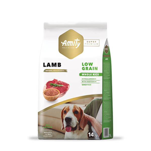 AMITY Low Grain Dog Adult Lamb 14kg