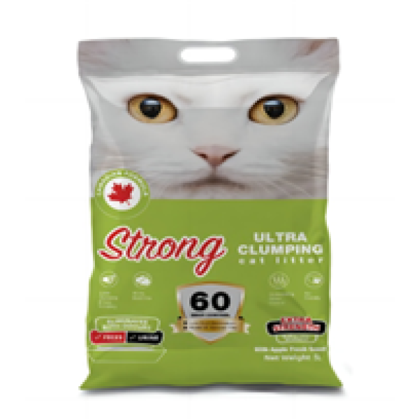 KP STRONG Cat Litter Apple 5lt