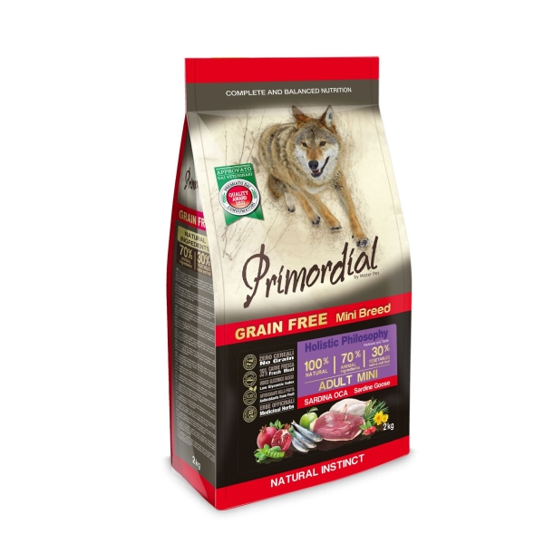 PRIMORDIAL Adult Mini Sardine & Goose 2kg