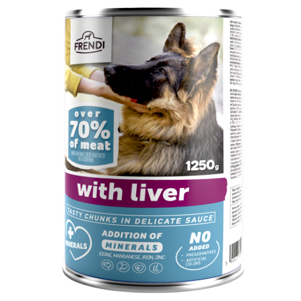 FRENDI Dog Liver 1250gr