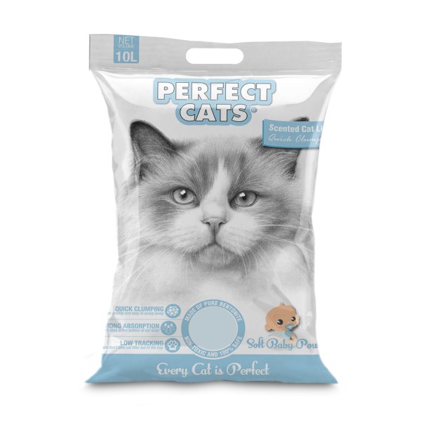 KP PERFECT CATS Litter Baby Powder 10lt