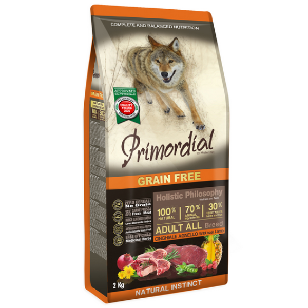PRIMORDIAL Adult Wild Boar & Lamb 12kg