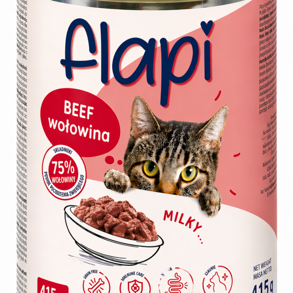 FLAPI Cat Beef 415gr
